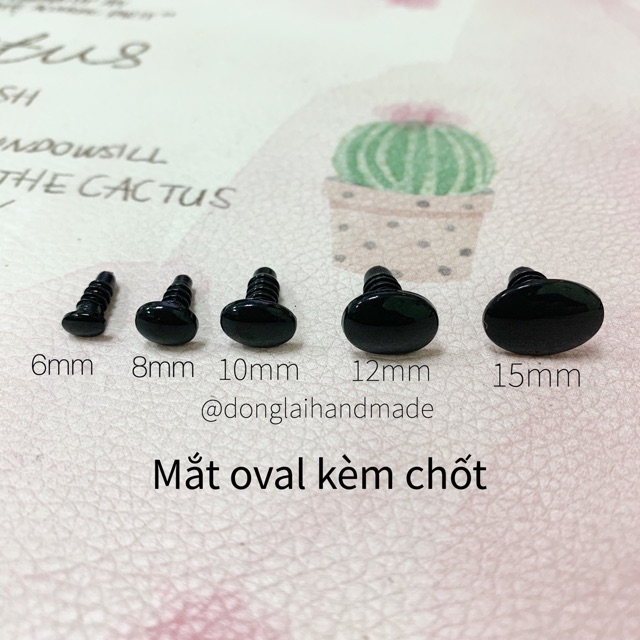 MẮT THÚ OVAL LOẠI ĐẸP NGUYÊN LIỆU HANDMADE