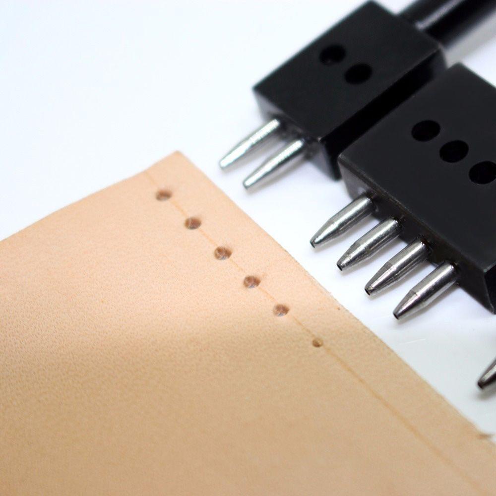 YIYU Dụng Cụ Đục Lỗ Trên Chất Liệu Da 2 / 4 / 6 Lỗ