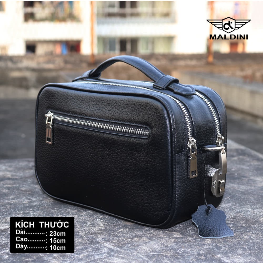 Túi cầm tay da bò thật 100%