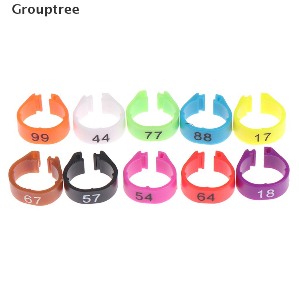 Set 100 Vòng Đánh Dấu Chân Gà Chim Bồ Câu Tiện Dụng