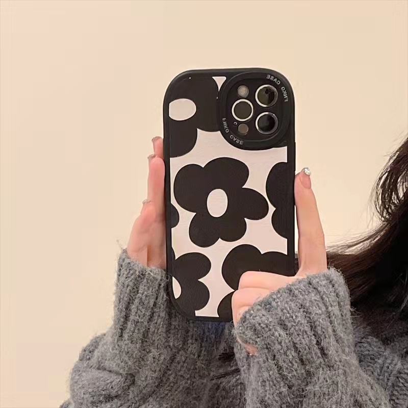 IPhone 14case Ốp điện thoại TPU dẻo họa tiết hoa thích hợp cho iPhone 13 13pro 13prm Cho iPhone 11 7Plus 8Plus Xr XS 13 12 Pro Max