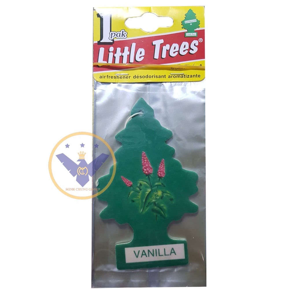 Túi thơm treo ô tô hình cây thông Little Trees khử mùi nội thất