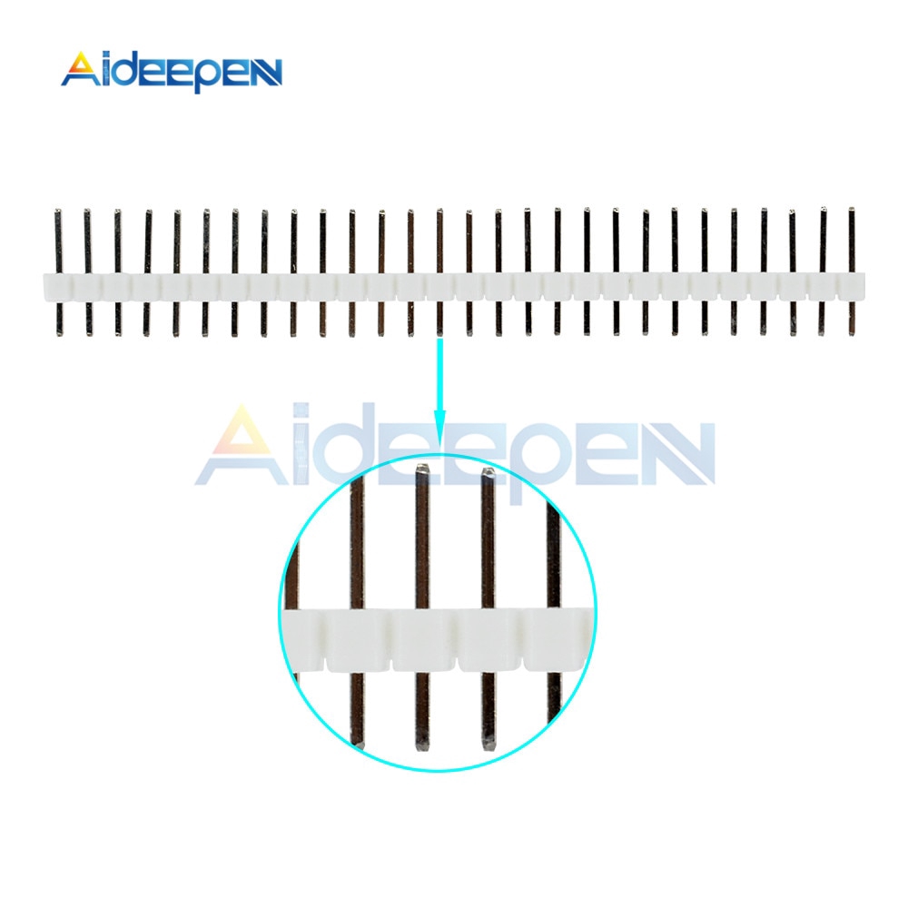 Bộ 10 đầu nối 40Pin 1x40P cỡ 2.54mm nhiều màu sắc | BigBuy360 - bigbuy360.vn