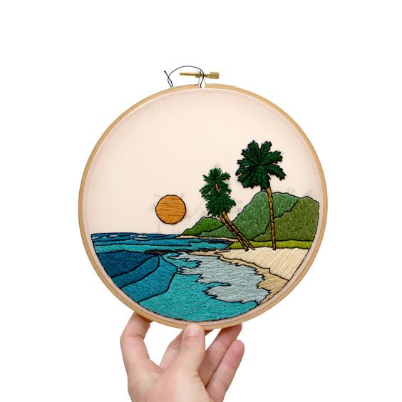 MỚI 2023 - DIY THÊU TAY THIÊN NHIÊN TƯƠI ĐẸP- HOOP DECO HOME KIT NGUYÊN LIỆU TỰ THÊU THỦ CÔNG- MIE HANDMADE SHOP