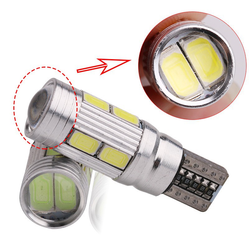 UNI-SHINE Set 2 Bóng Đèn Led T10 194 W5W Chuyên Dụng Cho Xe Hơi