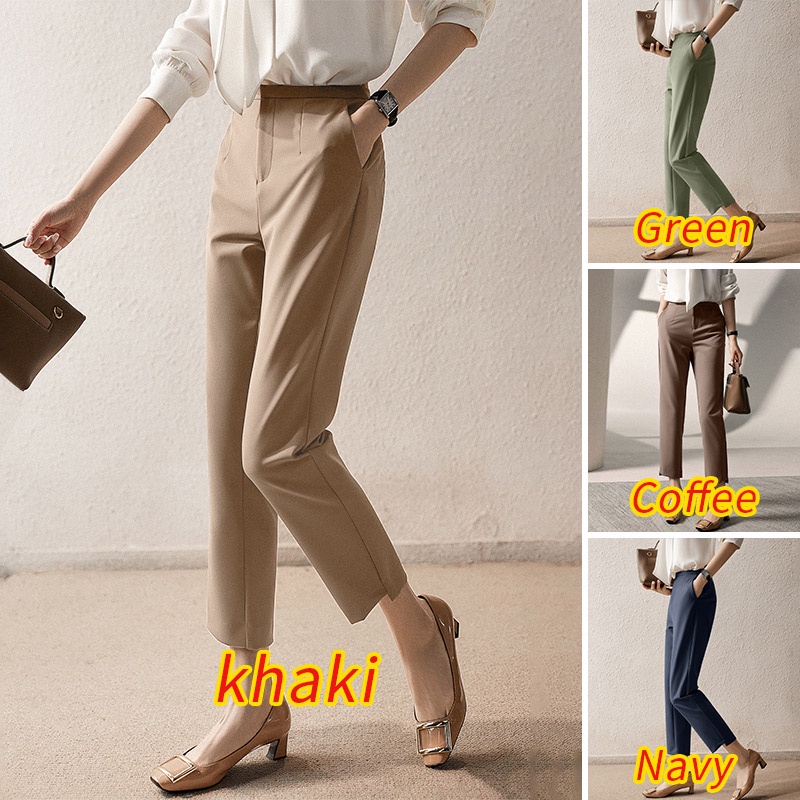 Quần dài ZANZEA ống rộng thời trang cho nữ