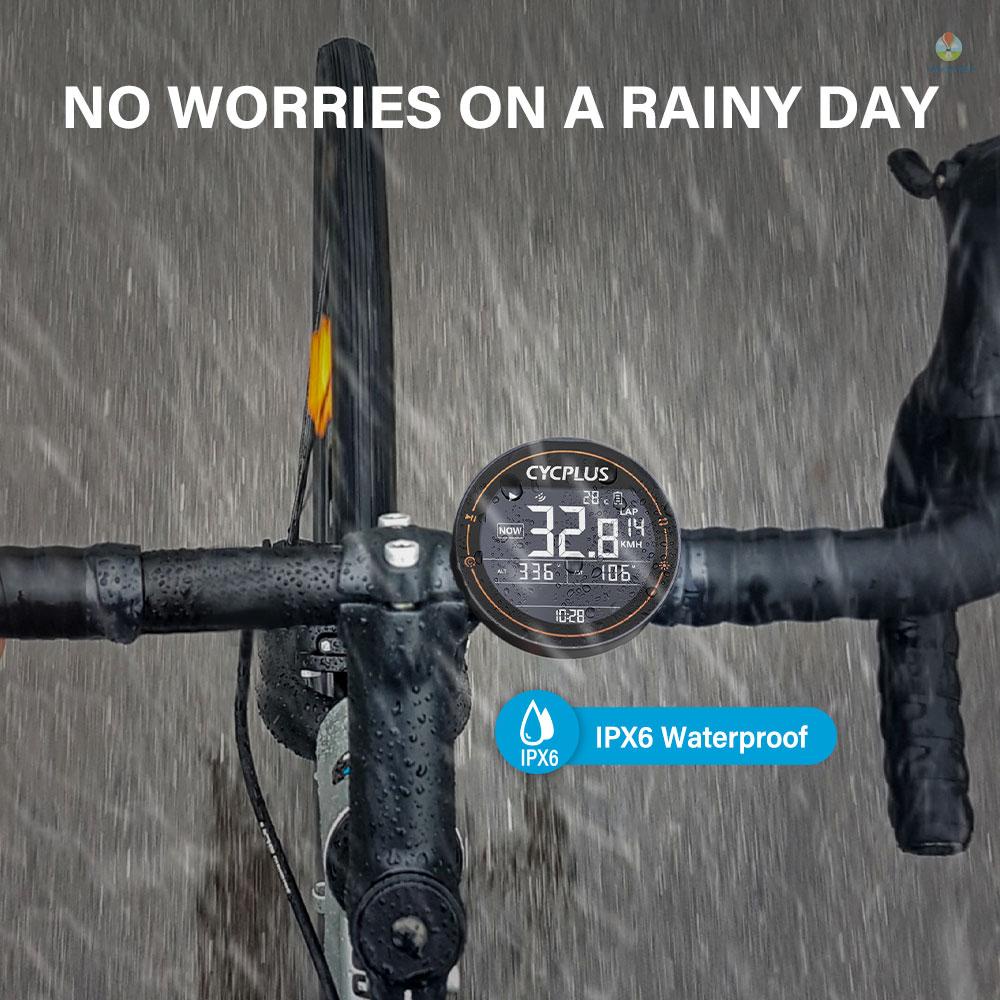 Đồng Hồ Đo Tốc Độ Không Dây CYCPLUS BT ANT + Máy Tính Chống Nước Có Cảm Biến Nhịp Tim Cho Xe Đạp Leo Núi MTB