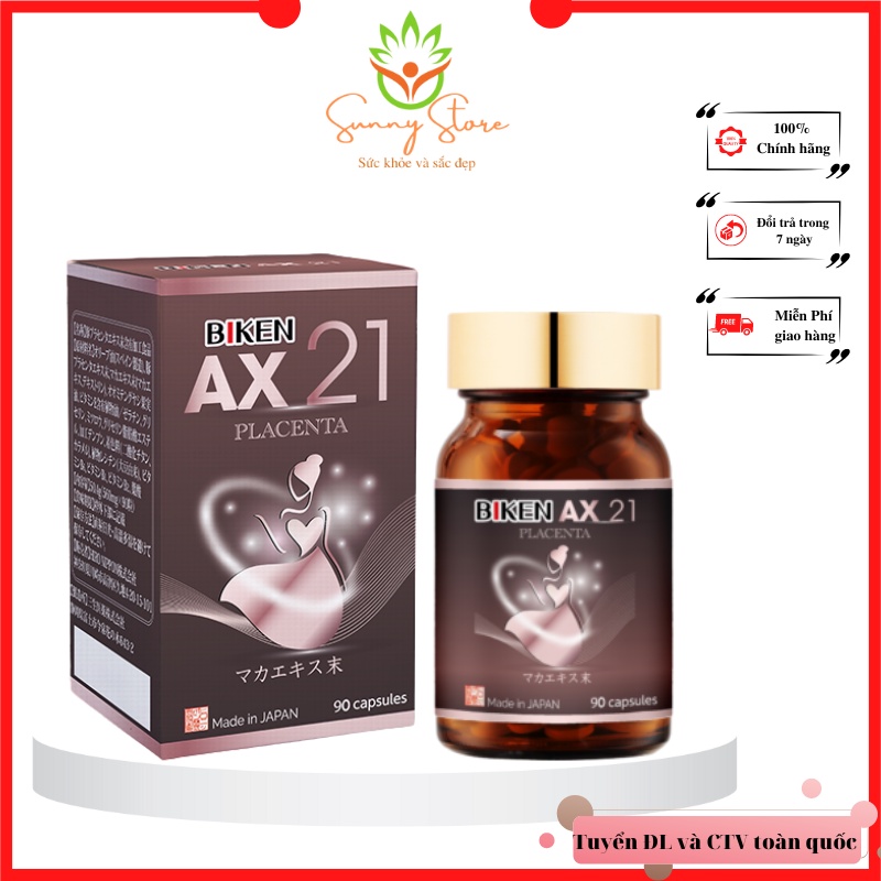 Viên uống nội tiết tố nữ Nhật Bản BIKEN AX 21