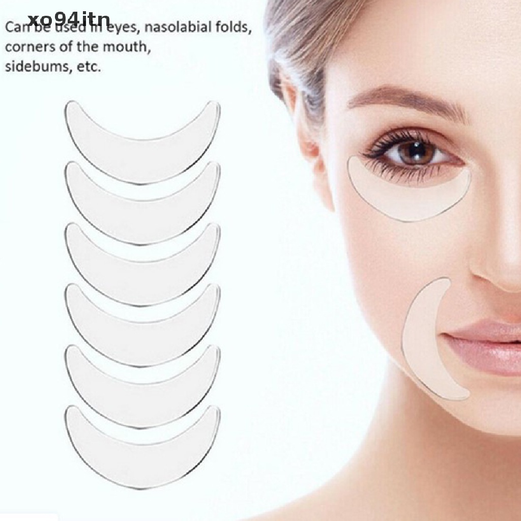 Set 18 Miếng Dán Silicone Loại Bỏ Nếp Nhăn Ở Trán Có Thể Tái Sử Dụng