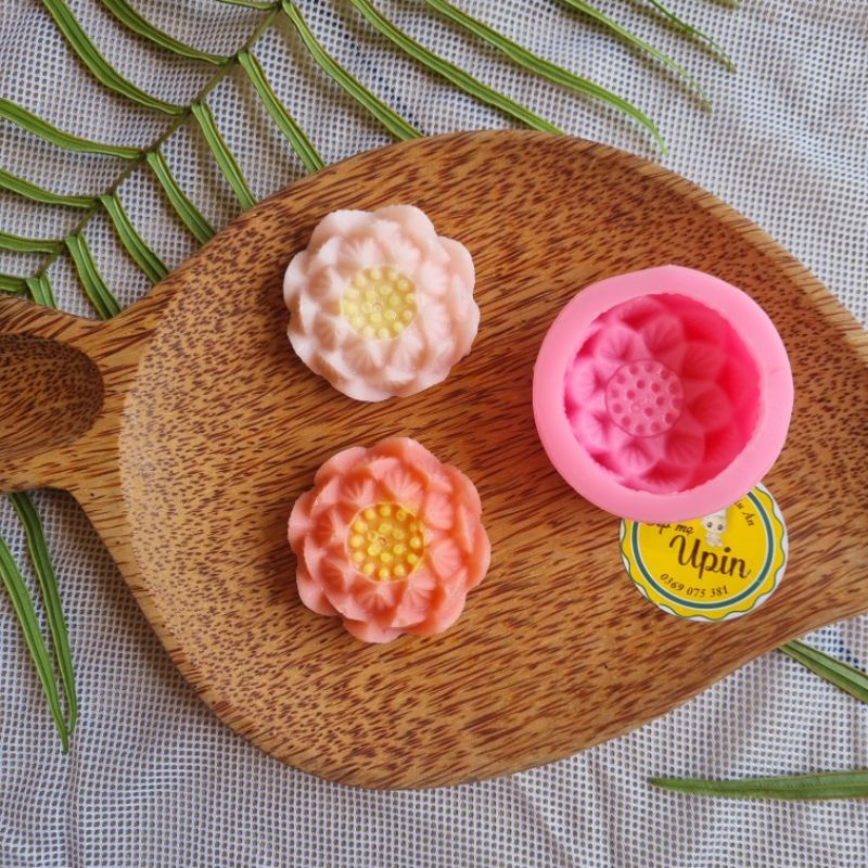Khuôn Silicon Hoa Sen Nở 6cm