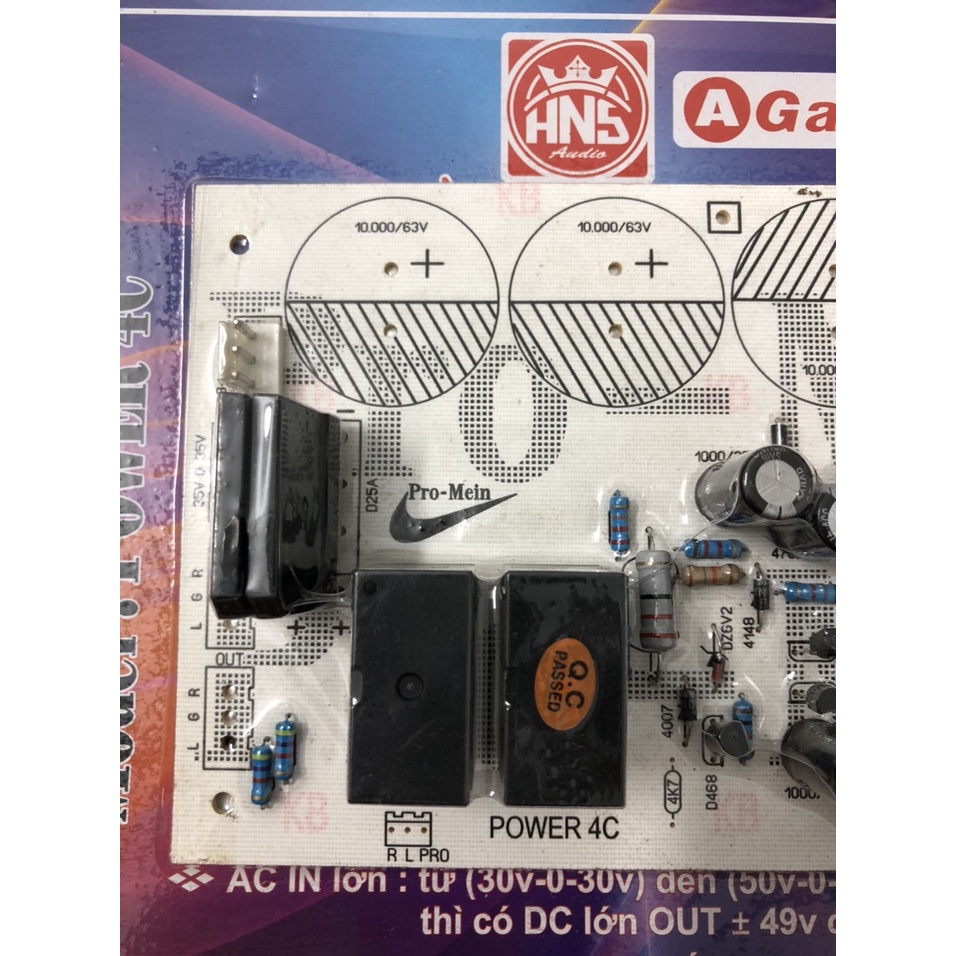 BO NGUỒN 4 TỤ: POWER 4C