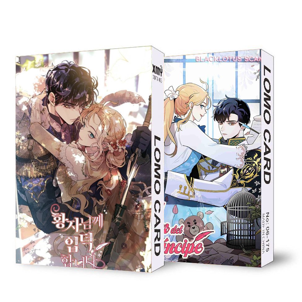Ảnh lomo IN HÌNH TÔI LÀ FAN CỨNG CỦA HOÀNG TỬ manhwa chibi 30 tấm