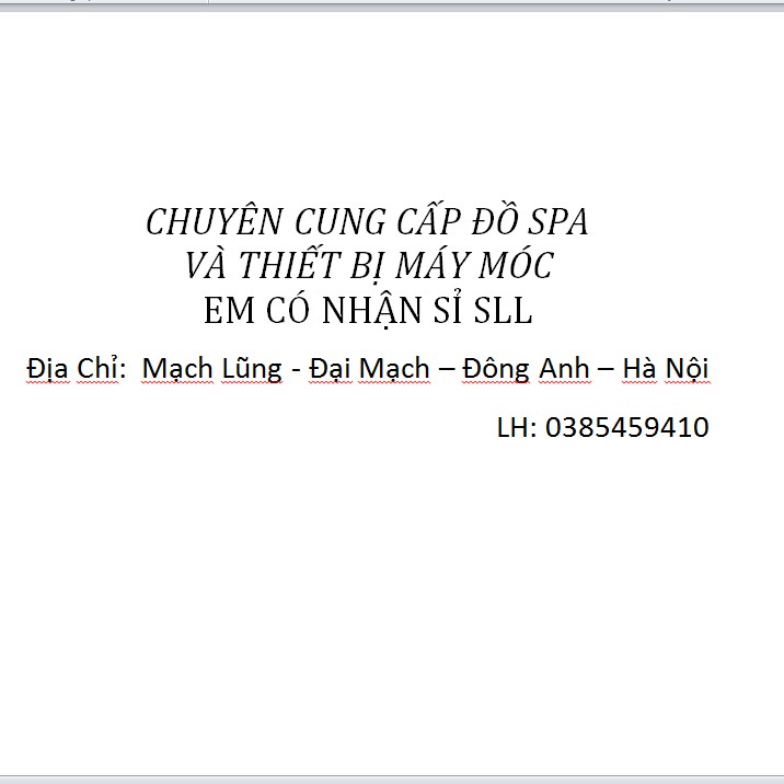 Chuyên Đồ SPA Và Máy Móc ✅✅