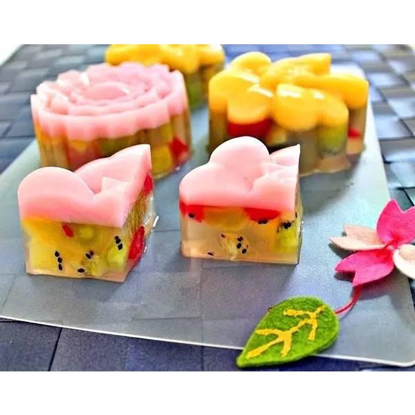 Bột rau câu Dragon vị trái vải /  sữa bắp gói 106g