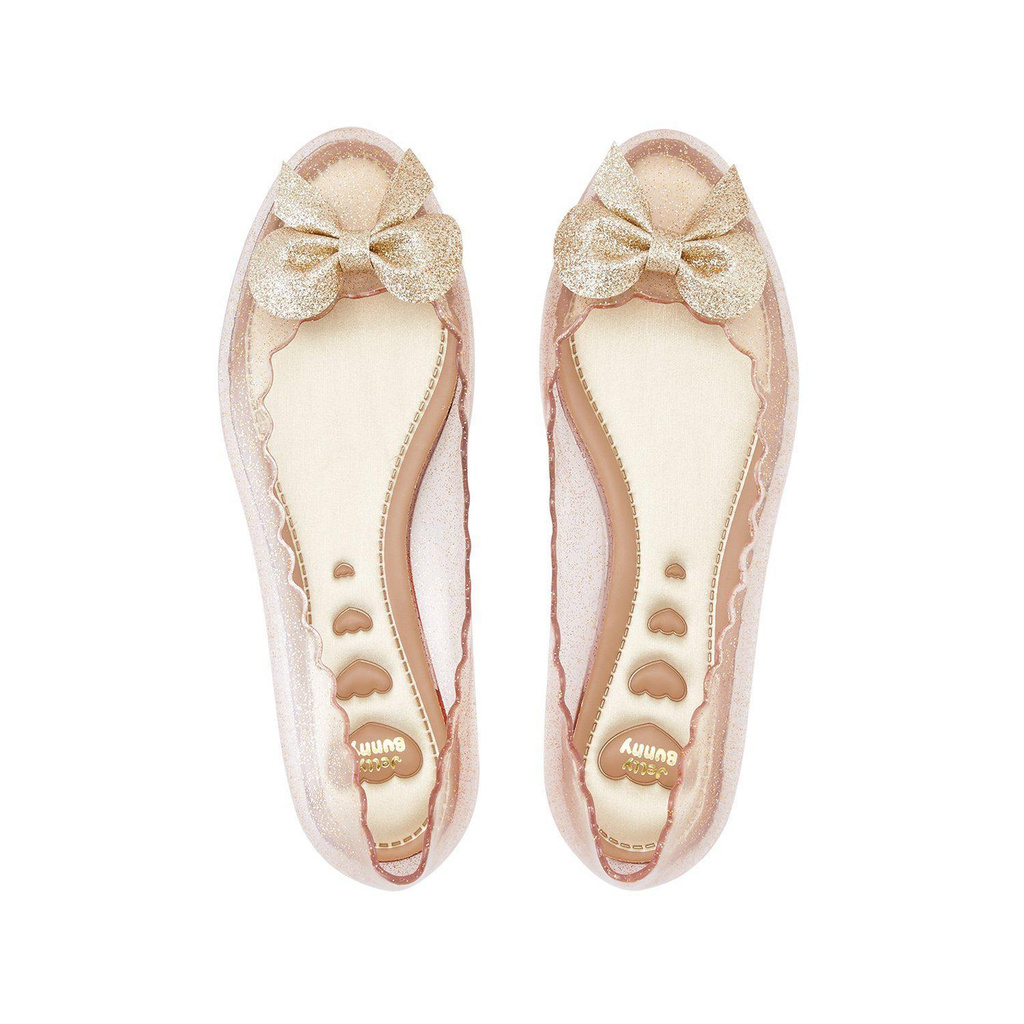Jelly Bunny  - Giày nữ búp bê đế bệt đính nơ Sophie Kitty B21SLBL012 màu hồng lấp lánh | BigBuy360 - bigbuy360.vn