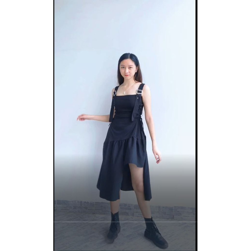 Váy đen xoè lệch tà cá tính nhất năm 2021 teenstore.365 | BigBuy360 - bigbuy360.vn
