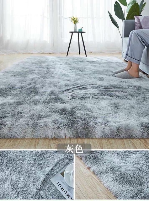 Thảm lông loang sẵn hàng đủ màu đủ size m8*2m và 2m*2m2