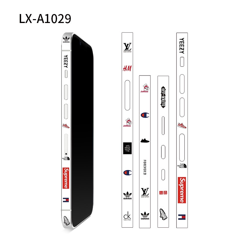 Miếng dán khung hydrogel nhiều màu chống trầy thích hợp cho iPhone 12 13 Pro Max