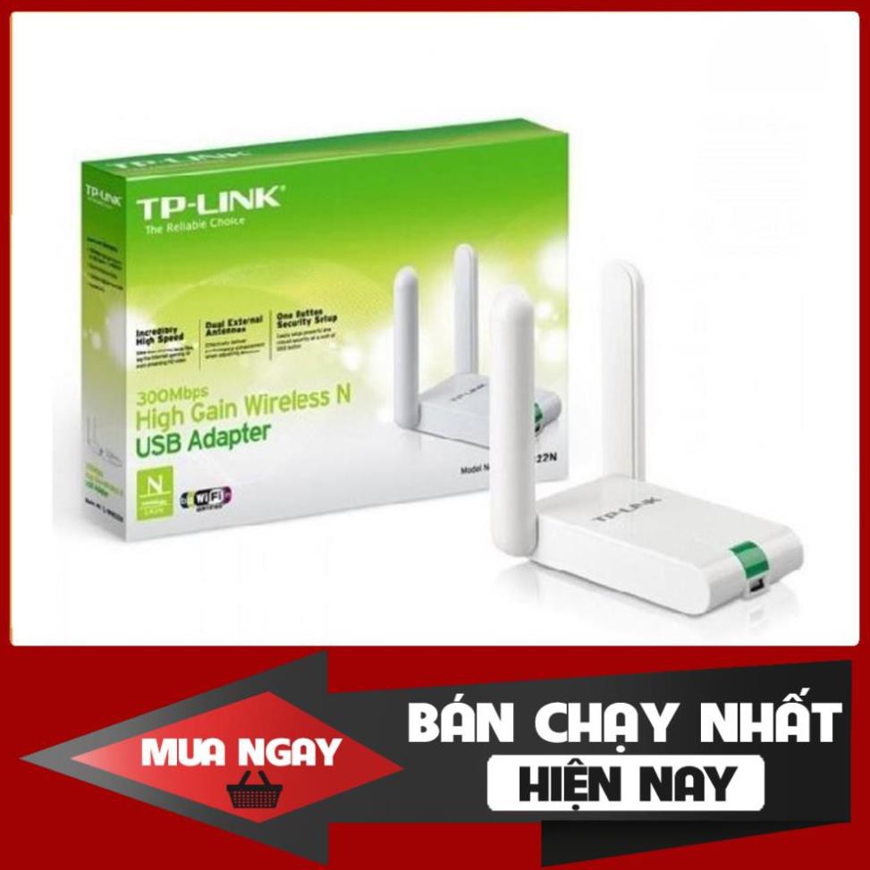 Bộ thu Wifi TP-Link TL-WN822N - USB Wifi (high gain) chuẩn N tốc độ 300Mbps - Chính hãng