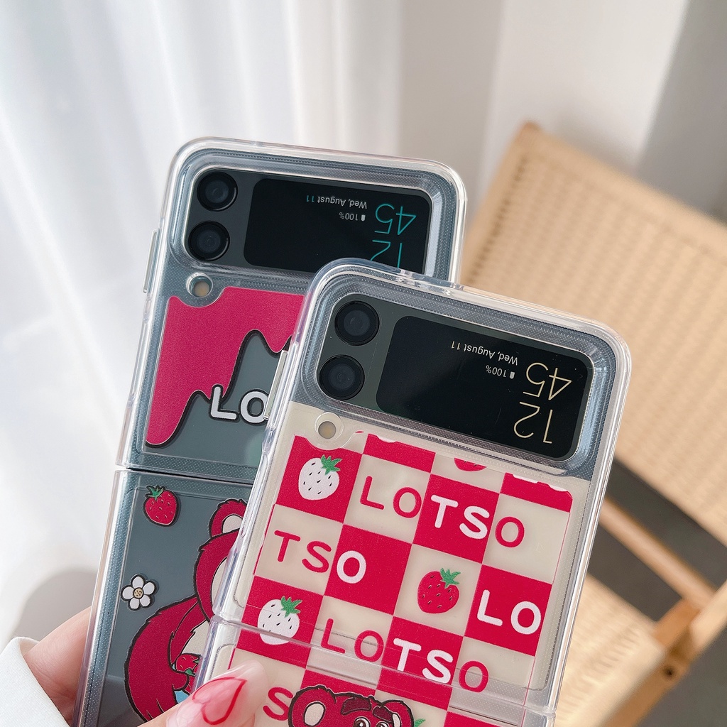 Ốp Điện Thoại Chống Sốc Họa Tiết Hoạt Hình Cho Samsung Z Flip 3 5G zflip3