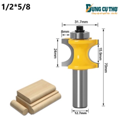 Mũi soi chỉ tơ, soi bo 1 nửa đường tròn Muwang Đài Loan