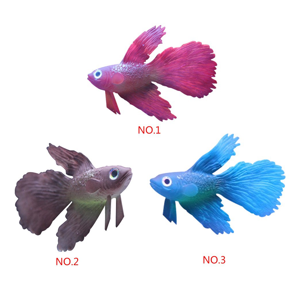 Cá nhựa nhiều màu trang trí hồ cá