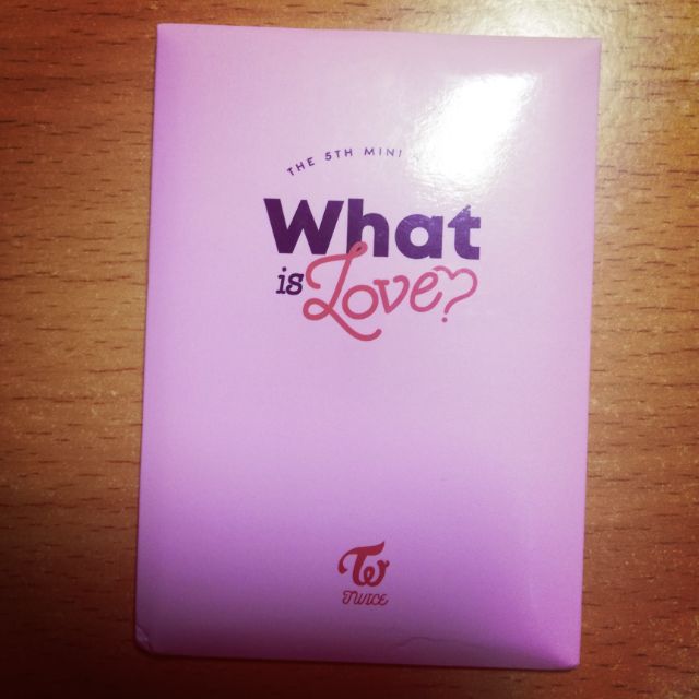 Set card TWICE pre-order album WIL