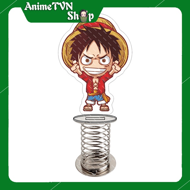 Mô hình đồ chơi Lò xo Mica Anime Manga One Piece  - Nhựa Cứng Acrylic
