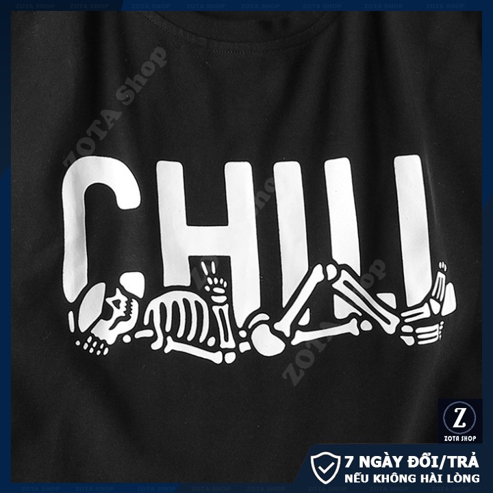  Áo thun nam tay ngắn cổ tròn in 3D Chill chất thun 4 chiều mịn mát CZ89 | BigBuy360 - bigbuy360.vn