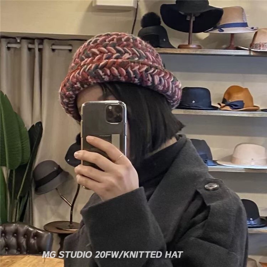 Mũ Len MG STUDIO Đan Thủ Công Nhiều Màu Sắc