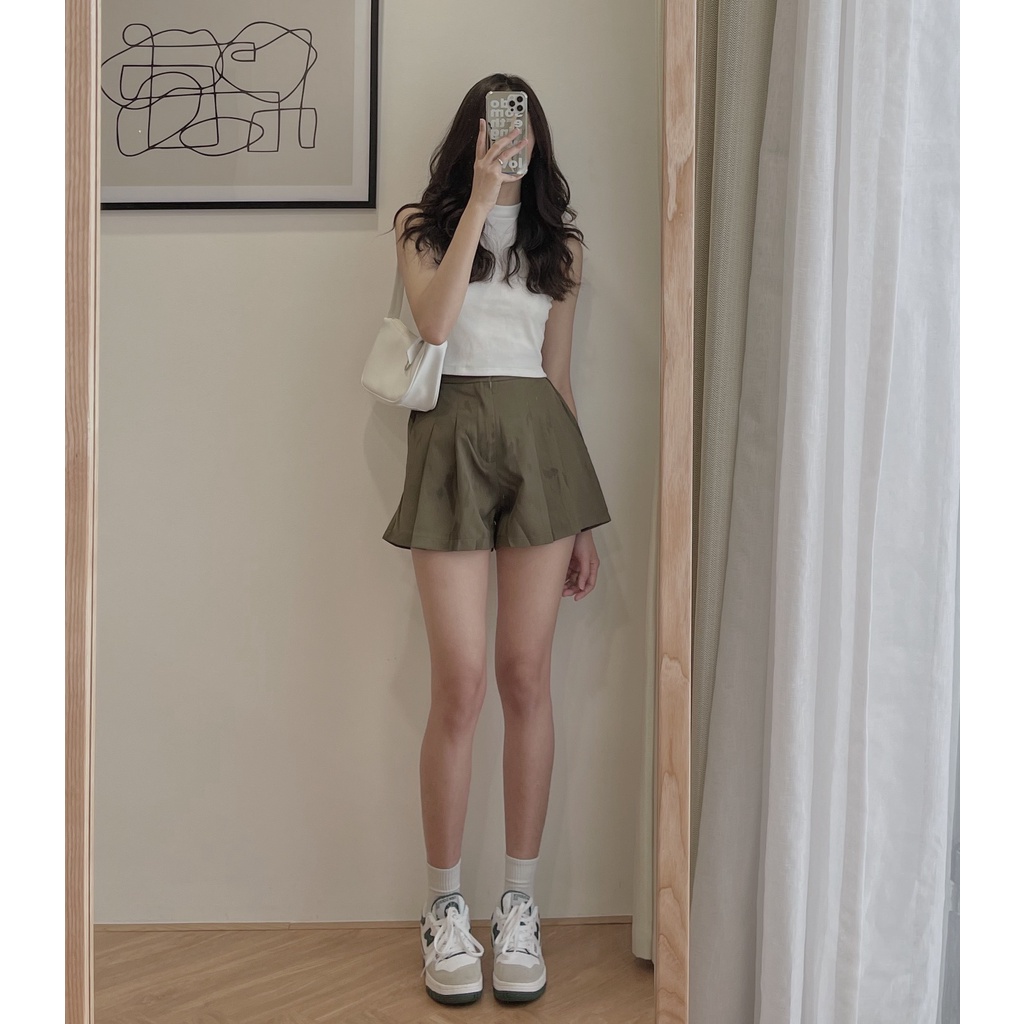 A8313 Áo croptop len tăm Audrey