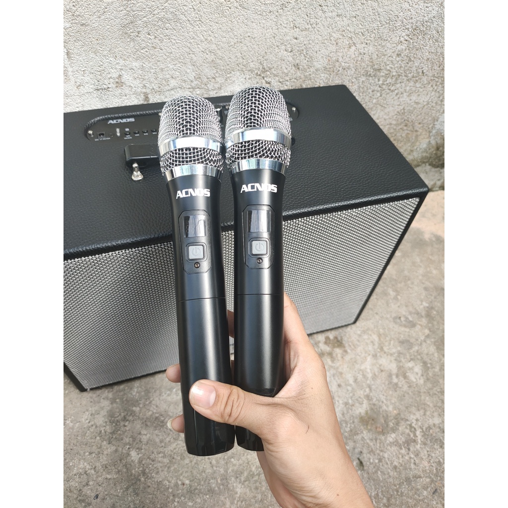 Loa karaoke xách tay Acnos Cs250 PU bass 25cm