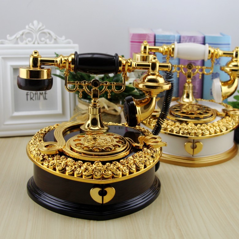 Điện Thoại Để Bàn Trang Trí Phong Cách Cổ Điển