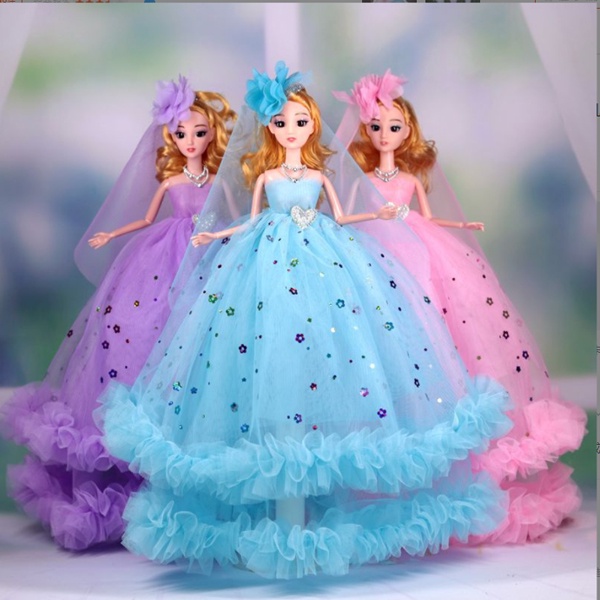 Búp Bê Barbie 3D Cao 35cm Đồ chơi cho bé gái