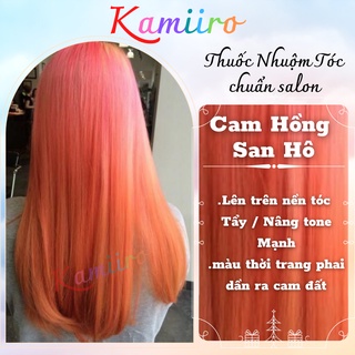 Thuốc nhuộm tóc cam san hô/ cam hồng