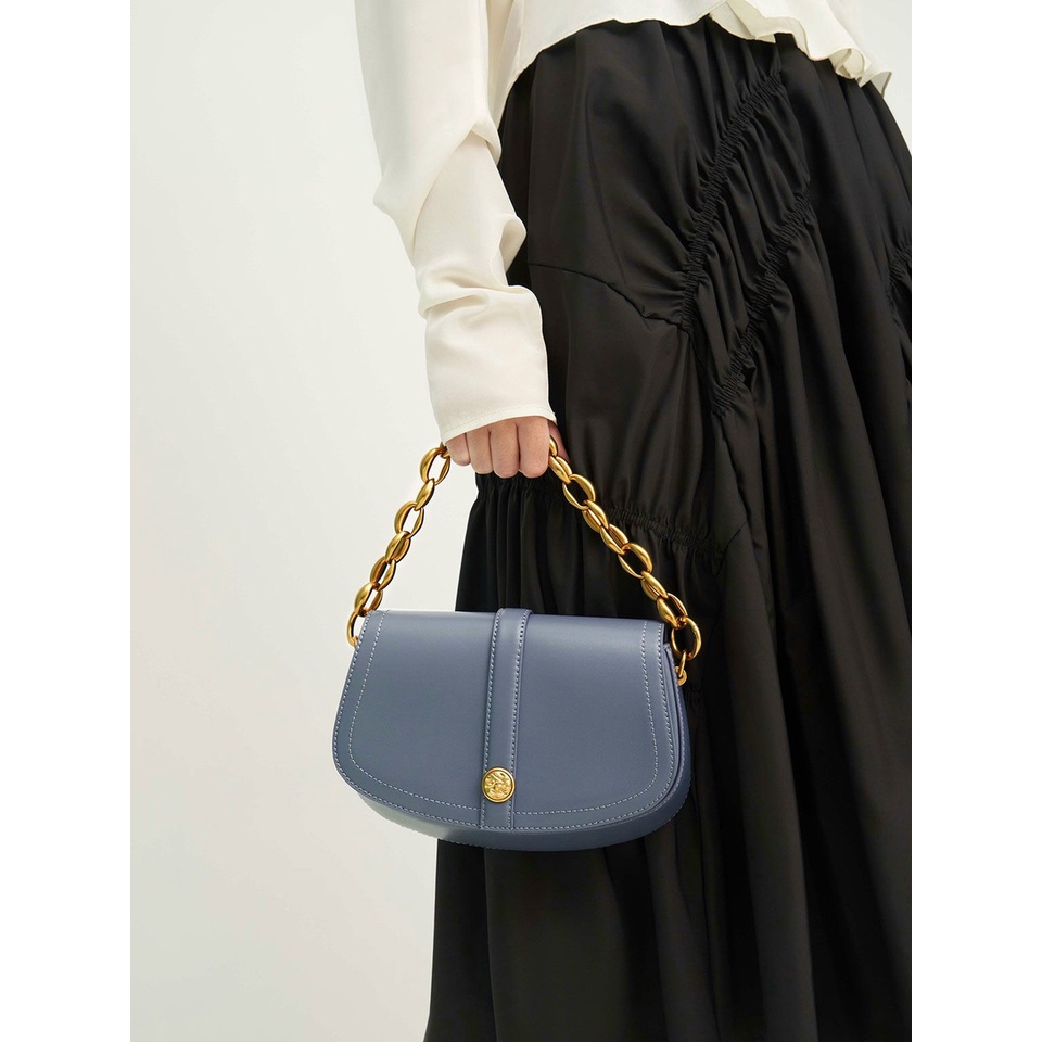 Túi cầm tay nữ - túi đeo chéo nữ dáng bầu CK2-20151118 Size 23cm x 17cm x 6cm