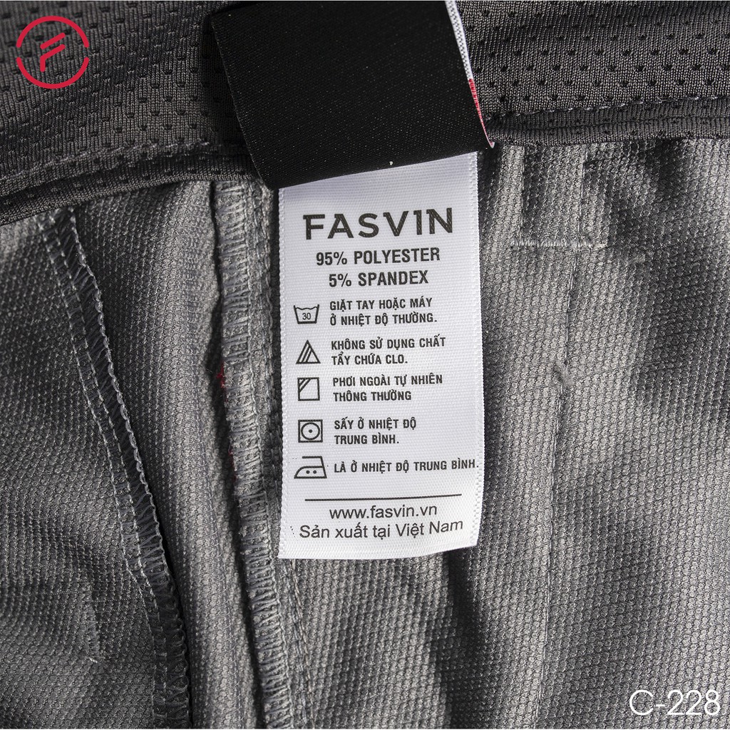 Quần Short Nam Thể Thao FASVIN C20228 HN Vải Gió Chun Dầy Dặn Cao Cấp