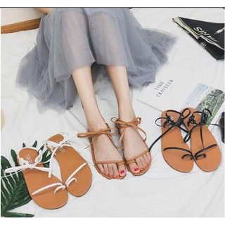 Giày sandal Xỏ ngón cột nơ mys