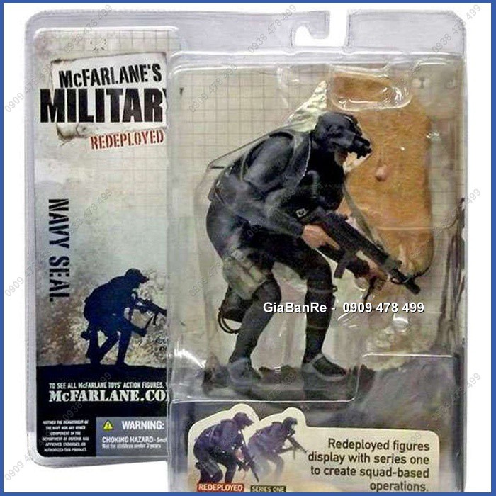 MÔ HÌNH NHÂN VẬT LÍNH MCFARLANE NAVY SEAL - THỢ LẶN 1