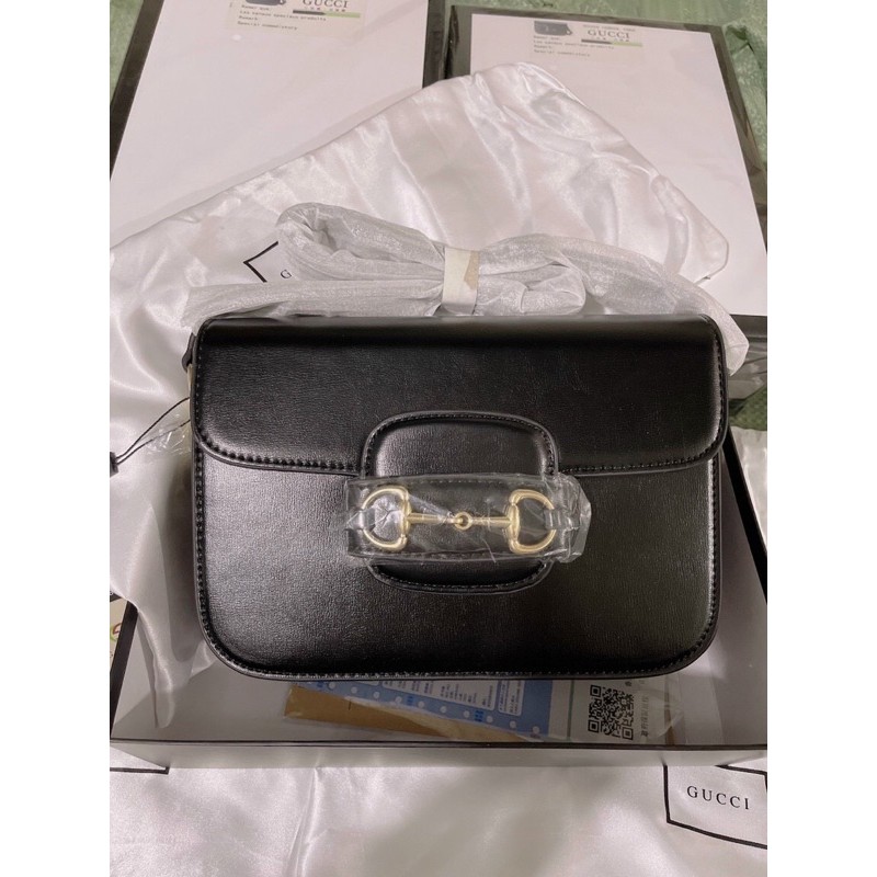 Túi kẹp nách 1955 da thật