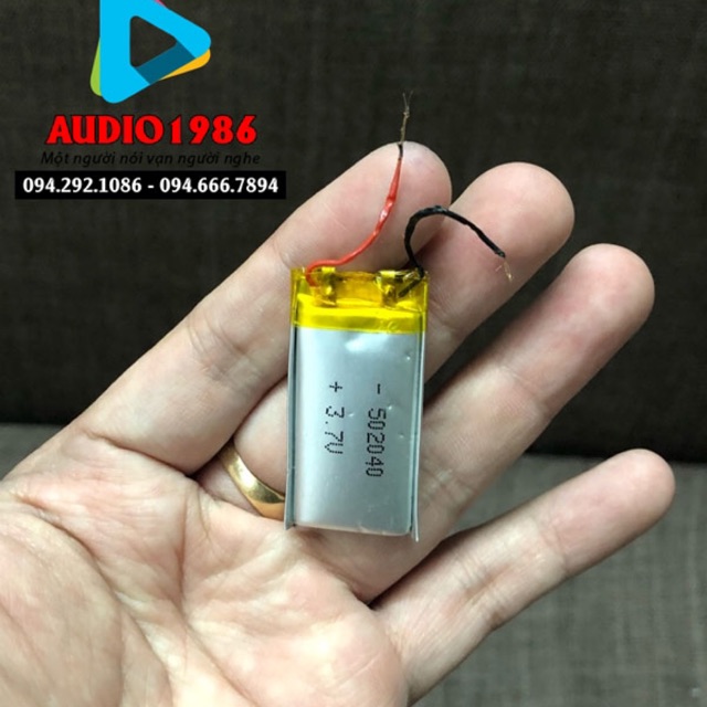 Pin sạc micro trợ giảng 3,7V Pin dành cho mic trợ giảng không dây các thương hiệu Shidu, aporo, aker ....