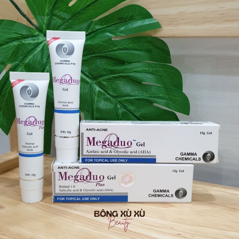 [Inbox Mình Tư Vấn] Gel Mụn Thâm: Megaduo, Ms Hồng, C Vàng, Aza-du, Epi-du, Benzac BPO 5%, Derma Forte 15g