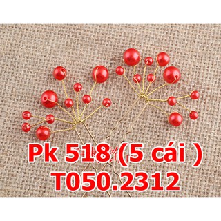 Trâm hạt cài tóc cô dâu bộ 5 cái