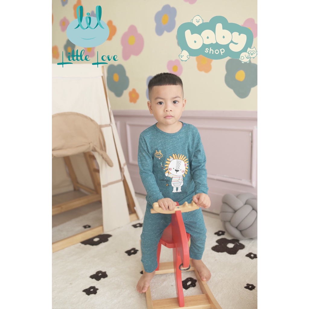 Bộ Dài Tay Thu Đông Cho Bé Trai, Bé Gái Cài Cúc Vai Chất Cotton Sịn Mịn Hàng Cao Cấp B1032 từ 4-16kg