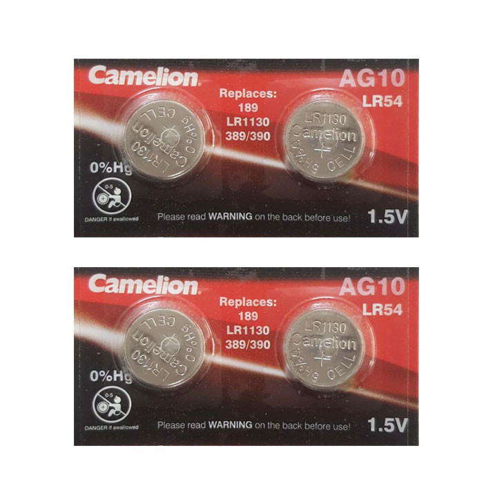 10 viên Pin AG10 LR1130 Camelion 1.5V