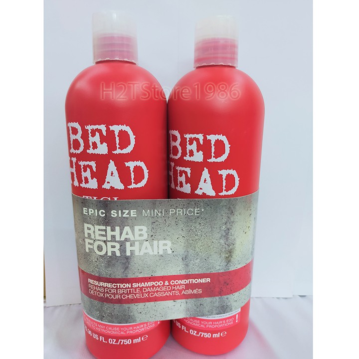 CẶP DẦU GỘI - XẢ TIGI ĐỎ (750ml 1 chai)