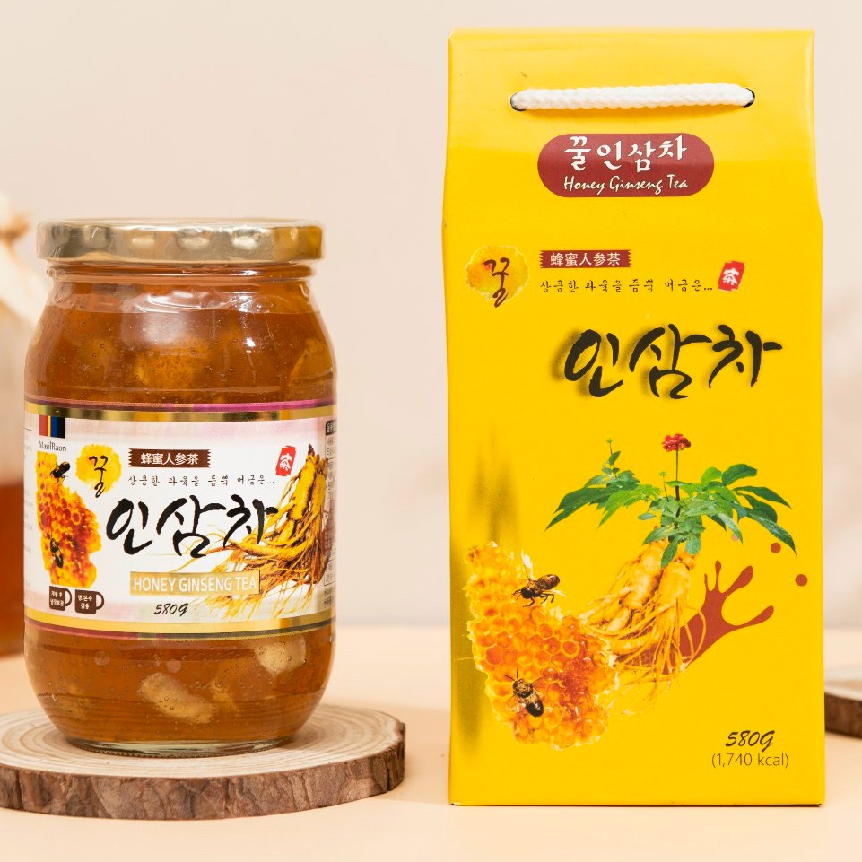 Trà sâm mật ong Miwami Honey Ginseng Tea Hàn Quốc, đẹp da tăng cường hệ tuần hoàn, sức khỏe cơ thể - Trung Đông Pharmacy