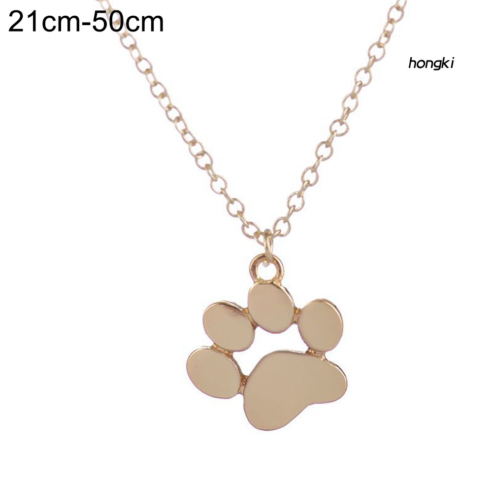 vòng cổ Mặt Hình Dấu Chân Cún Dễ Thương Thời Trang Dành Cho Nữ