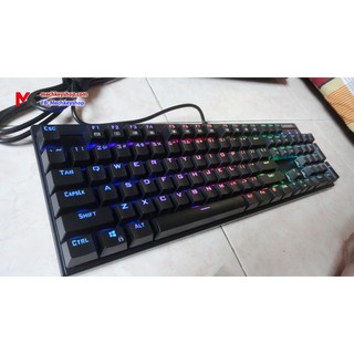 Bàn phím cơ Lenovo MK300, Led RGB, Blue switch Greetech
