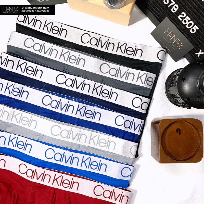CHÍNH HÃNG BILL US - PACK3 Quần Lót  nam Calvin klein Chromatic NAVY